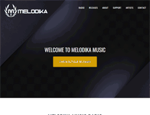 Tablet Screenshot of melodikamusic.com